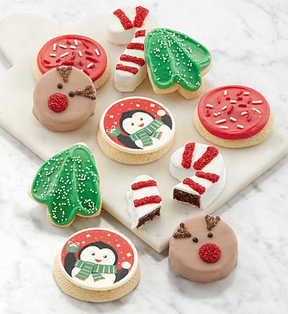 Holiday Character Cookie & Brownie Gift Box